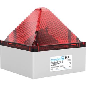 Pfannenberg Signalleuchte QUADRO LED HI 90-253 AC RD 21108645000 Rot Rot Blitzlicht, Blinklicht, Dau