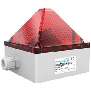 Pfannenberg Blitzleuchte LED QUADRO LED-HI-3G/3D HV RD 21108645009 Rot Blitzlicht 230 V/AC