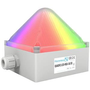 Pfannenberg Blitzleuchte LED QUADRO LED-RGB-3G/3D HV 21109648009 Weiß Blitzlicht 230 V/AC