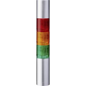 Patlite Signalsäule LR4-302WJBU-RYG LED 3-farbig, Rot, Gelb, Grün 1St.