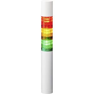 Patlite Signalsäule LR4-3M2WJBW-RYG LED 3-farbig, Rot, Gelb, Grün 1St.
