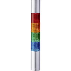 Patlite Signalsäule LR4-402WJBU-RYGB LED 4-farbig, Rot, Gelb, Grün, Blau 1St.