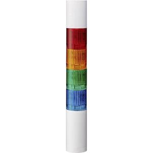 Patlite Signalsäule LR4-402WJBW-RYGB LED 4-farbig, Rot, Gelb, Grün, Blau 1St.
