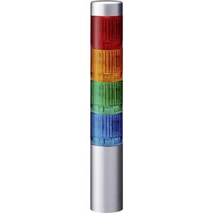 Patlite Signalsäule LR4-402WJNU-RYGB LED 4-farbig, Rot, Gelb, Grün, Blau 1St.