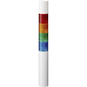 Patlite Signalsäule LR4-4M2WJBW-RYGB LED 4-farbig, Rot, Gelb, Grün, Blau 1St.