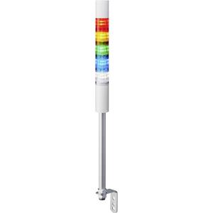 Patlite Signalsäule LR4-502LJBW-RYGBC LED 5-farbig, Rot, Gelb, Grün, Blau, Weiß 1St.