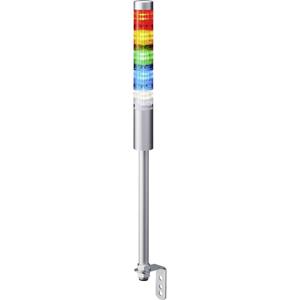 Patlite Signalsäule LR4-502LJNU-RYGBC LED 5-farbig, Rot, Gelb, Grün, Blau, Weiß 1St.