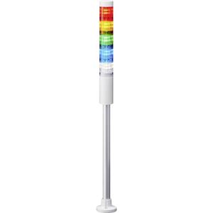 Patlite Signalsäule LR4-502PJNW-RYGBC LED 5-farbig, Rot, Gelb, Grün, Blau, Weiß 1St.