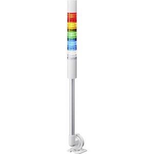 Patlite Signalsäule LR4-502QJBW-RYGBC LED 5-farbig, Rot, Gelb, Grün, Blau, Weiß 1St.