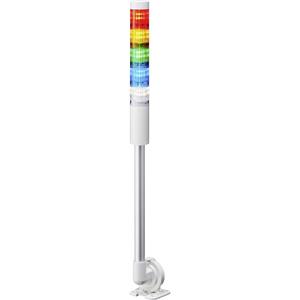 Patlite Signalsäule LR4-502QJNW-RYGBC LED 5-farbig, Rot, Gelb, Grün, Blau, Weiß 1St.