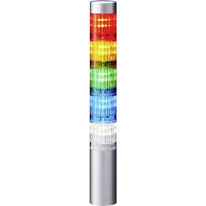 Patlite Signalsäule LR4-502WJNU-RYGBC LED 5-farbig, Rot, Gelb, Grün, Blau, Weiß 1St.