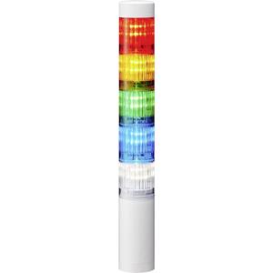 Patlite Signalsäule LR4-502WJNW-RYGBC LED 5-farbig, Rot, Gelb, Grün, Blau, Weiß 1St.