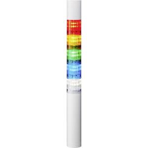 Patlite Signalsäule LR4-5M2WJBW-RYGBC LED 5-farbig, Rot, Gelb, Grün, Blau, Weiß 1St.