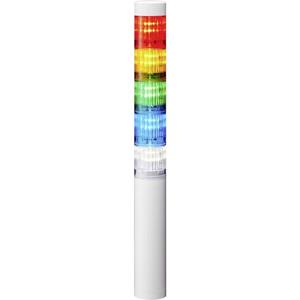 Patlite Signalsäule LR4-5M2WJNW-RYGBC LED 5-farbig, Rot, Gelb, Grün, Blau, Weiß 1St.