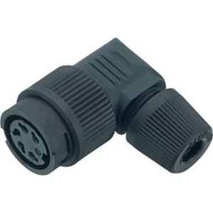 Binder 99 0650 70 12 Winkeldose Buchse, gewinkelt Serie (Rundsteckverbinder): 678 Gesamtpolzahl: 12