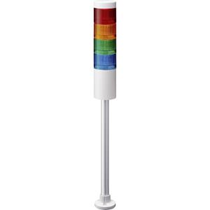 Patlite Signalsäule LR6-402PJNW-RYGB LED 4-farbig, Rot, Gelb, Grün, Blau 1St.