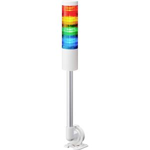 Patlite Signalsäule LR6-402QJNW-RYGB LED 4-farbig, Rot, Gelb, Grün, Blau 1St.