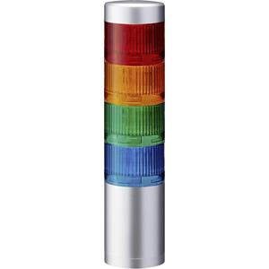 Patlite Signalsäule LR6-402WJNU-RYGB LED 4-farbig, Rot, Gelb, Grün, Blau 1St.