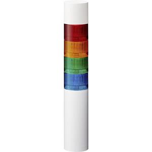Patlite Signalsäule LR6-4M2WJBW-RYGB LED 4-farbig, Rot, Gelb, Grün, Blau 1St.