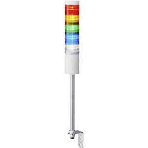 Patlite Signalsäule LR6-502LJNW-RYGBC LED 5-farbig, Rot, Gelb, Grün, Blau, Weiß 1St.
