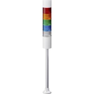 Patlite Signalsäule LR6-502PJBW-RYGBC LED 5-farbig, Rot, Gelb, Grün, Blau, Weiß 1St.