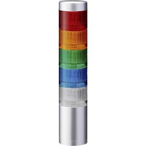 Patlite Signalsäule LR6-502WJNU-RYGBC LED 5-farbig, Rot, Gelb, Grün, Blau, Weiß 1St.