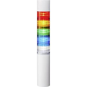 Patlite Signalsäule LR6-5M2WJBW-RYGBC LED 5-farbig, Rot, Gelb, Grün, Blau, Weiß 1St.