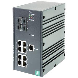 Pepperl+Fuchs ICRL-M-8RJ45/4SFP-G-DIN Industrial Ethernet Switch 1 GBit/s