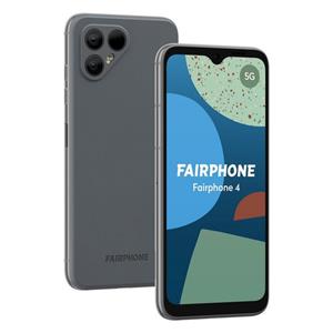 Fairphone Fairphone 4 Bundle mit original Fairphone USB-C Kabel + Dual Charger Handy (6 GB RAM & 128 GB int. Speicher)