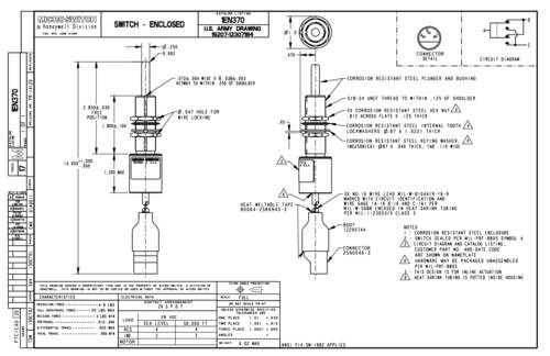 Honeywell SPS 1EN370 Klikschakelaar 1 stuk(s)