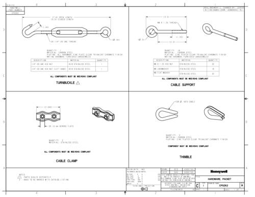 Honeywell SPS CPSZK2 Klikschakelaar 1 stuk(s) Single