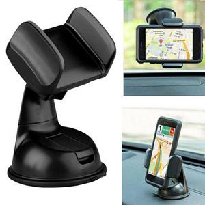 LuxeBass Telefoonhouder Auto | Voorruit en Dashboard || Zuignap&Klemsysteem | 360 graden roteren - LB490