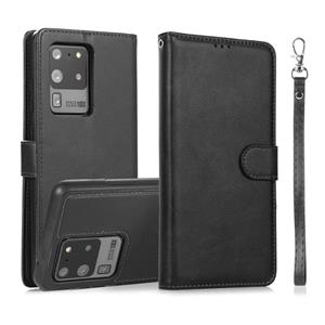 huismerk For Samsung Galaxy S20 Ultra Calf Texture 2 in 1 Detachable Magnetic Back Cover Horizontal Flip Leather Case with Holder & Card Slots & Wallet & Photo