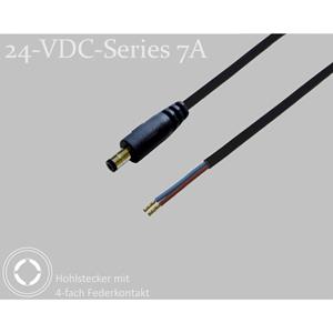 BKL Electronic DC-connector Holle DC-stekker - Adereindhulzen 5.5 mm 2.1 mm 1.5 m 1 stuk(s) Single