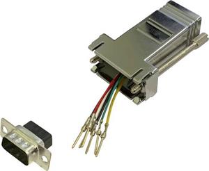 BKL Electronic 10121105 Adapter D-sub stekker 9-polig - RJ12-bus 1 stuk(s) Single