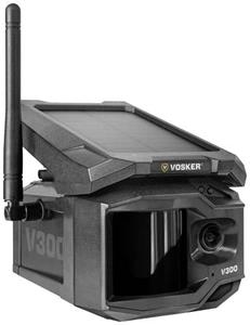 Vosker V300 LTE Bewakingscamera 1080 Pixel 4G beeldoverdracht, Incl. klemhouder, Low Glow LEDs, Geluidsopnames, GSM-module