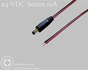 bklelectronic BKL Electronic DC-connector Holle DC-stekker - Vertind 5.5 mm 2.1 mm 1.5 m 1 stuk(s) Single