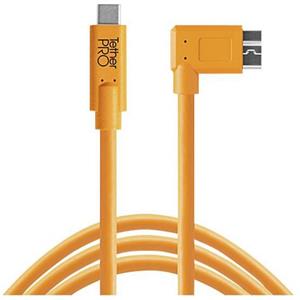 Tether Tools USB-C zu 3.0 Micro- B Right Angle 4,60m orange