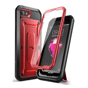 SUPCASE UB Pro hoesje met screenprotector iPhone SE (2022 / 2020) - 8 - 7 - metallic Red