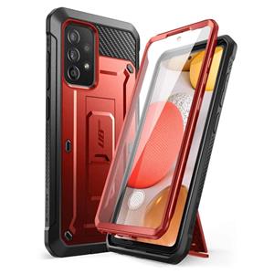 SUPCASE 360 Backcase hoesje met screenprotector Samsung A52s - A52 Rood