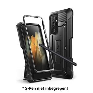 SUPCASE UB Pro Samsung S21 Ultra met S-Pen Houder Zwart