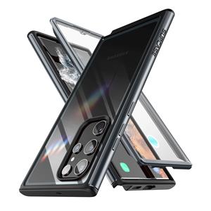 SUPCASE UB Edge Hoesje met screenprotector Samsung S22 Ultra - Zwart