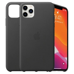 Leder Case für iPhone 11 Pro Max schwarz