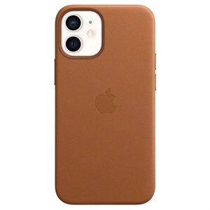 Apple Leder Case mit MagSafe für Apple iPhone 12 mini, sattelbraun