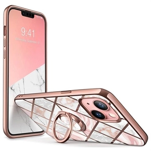 Supcase i-Blason Cosmo Snap iPhone 13 Hoesje - Roze Marmer