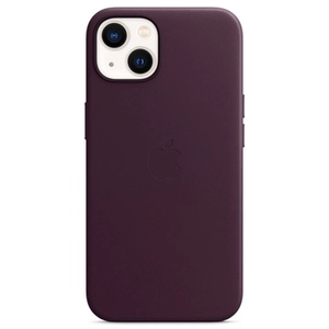 Apple Leder Case Magsafe iPhone 13 | Dunkelkirsch