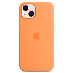 Apple Silikon Case Magsafe iPhone 13 Mini | Gelborange