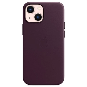 Apple Leder Case Magsafe iPhone 13 Mini | Dunkelkirsch