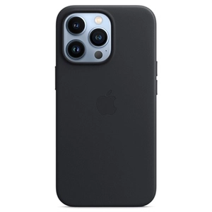 Apple Leder Case MagSafe iPhone 13 Pro | Mitternacht