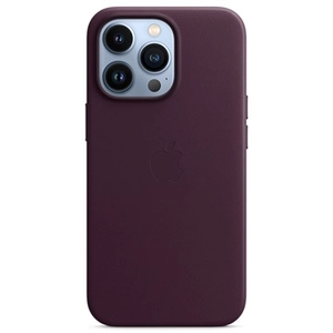 Apple Leder Case Magsafe iPhone 13 Pro | Dunkelkirsch